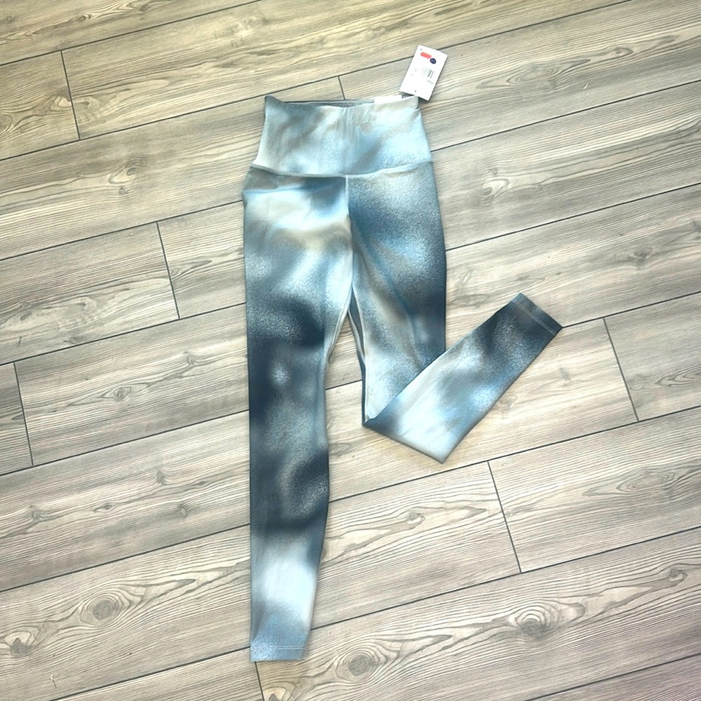 NWT Nike One Teal Green Splatter leggings size XS